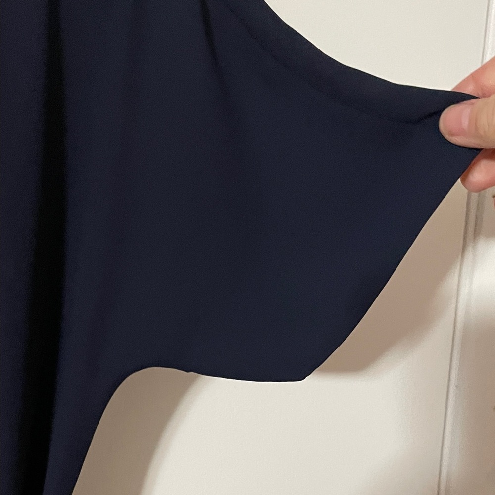 Babaton Wallace Navy Wrap Dress Size XXS - Picture 6 of 11